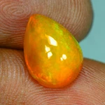 2.18 Cts Extreme Great Fire 100 % Natural Multi-color Flash Orange Opal. Fixed Price $30.00.