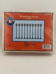 Gauge Telephone Poles Lionel 6-62181 Set Of 10 Plastic Brown Model. Fixed Price $19.99.