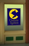 Miller Engineering Chessie Neon Window Sign Kit Ho/o Scale/gauge Train MIE9070. Fixed Price $15.84.
