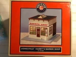 # 6-14168 Lionelville Harry Barber Shop Mib. Fixed Price $130.00.
