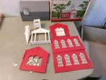 Plasticville O/s Gauge 1803 Colonial Church Missing Cross Otherwise Excellent Ob. Fixed Price $8.00.