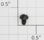 Lionel #6-32 X 3/16" Black Slotted Round Head #675 Screw (50). Fixed Price $12.50.