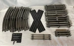 Lionel Train Tracks O27 Gauge 3-RAIL Curved Straight 1023 Crossing 45PC Lot. Fixed Price $89.96.