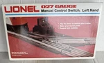Lionel Train 6-5021 O27 Left Hand Manual Switch Track Vintage New Old Stock. Fixed Price $25.00.