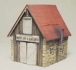 S/SN3BLACKSMITH Shop Craftsman Structure Kit Wiseman Model Services S4013. Fixed Price $44.95.