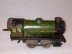 Vintage Old Winding Hornby England Made Steam Train Engine Toy #. Fixed Price $291.33.