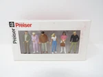 Preiser 65320 Standing Pedestrians Passengers People 1:43 Figure Set. Fixed Price $64.99.