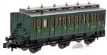 Fleischmann Piccolo 8093 Sncf French Natl Railways 3RD Class EP.2 Pass Car. Fixed Price $39.95.