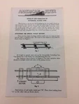 Original American Flyer M3418 Hook Up And Operation Of Automatic Action Cars. Fixed Price $9.99.