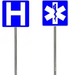 Scale - Hospital Signs 2 Pack. Fixed Price $11.68.