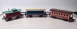 New Bright 171L Dickensville Replacement Passenger Christmas Train Cars Lot Of 3. Fixed Price $22.99.