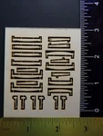 Ho Scale Crosscut Saws Axes Timber Sawmill Tools 22 Pieces Laser. Fixed Price $20.39.
