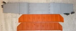 Lionel 6418 Machinery Flat Car With Original Orange Colored Girders Ob -arc. Fixed Price $57.99.