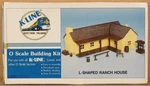 K-line K-4150 L-shaped Ranch House (kit, Similar To Plasticville) O-gauge Nos. Fixed Price $19.99.