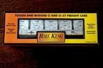 Mth King 30 7267 Railroad Club 2004 Gondola W/5 Lcl Containers O/O27. Fixed Price $20.50.