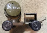 Vintage 13 Lumar Marx Pressed Steel U.s. Army Spotlight Works Great! Green. Fixed Price $99.98.