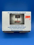 Miniatronics # 85-001-01 Mobile Hwy Sign W/3V Dc Transformer Construction Ho. Fixed Price $35.99.