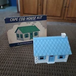 Vintage Plasticville, Usa Cape Cod House Kit (blue/white) # HP-9 Original Box. Fixed Price $9.00.