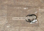 Neoprene Drive Belts For 1959-1962 Lionel Ho Diesels & Motor Repair Service. Fixed Price $14.00.