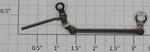 Lionel 2026-41 Left Hand Valve Gear Eccentric Rod Assembly. Fixed Price $6.00.
