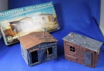 Plasticville O-O27 #1627 Marbled Hobo Shacks Original Box -complete. Fixed Price $165.00.