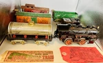 Prewar American Flyer Five Piece Train Set With Tracks. Fixed Price $299.95.