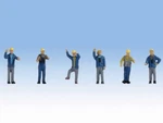 Walthers (ho-scale) 949-6046 Figures 1960S/70S Railroad Yard Crew Nib. Fixed Price $15.95.