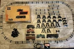 Vintage Allstate-sears-marx #9625 Electric Train Set, 1961. Fixed Price $100.00.
