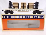 Lionel Train 6-16379 Northern Pacific Flat Car With Wood Load Nib. Fixed Price $19.99.