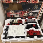 Fao Schwarz 34-PC Motorized Train Set Light & Sound Christmas New Box. Fixed Price $54.00.
