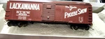 Rtr Red Caboose HO=1/87 Lackawanna Box Car BUILT-KD'S-MW-D.L.&W.47220. Fixed Price $14.98.