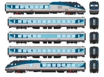 Ho Scale Rapido Amtrak 25005 Rtl Turboliner 5-CAR Set Phase V Acela Scheme New. Fixed Price $499.99.