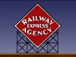 Miller Engineering Light Works Usa 0071 Railway Express Rea Billboard O, S, & Ho. Fixed Price $43.75.