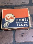 Scarce Lionel 28-3 Replacement Lamp Dealer Display Master Carton Rare Service. Fixed Price $399.99.