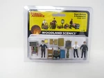 Woodland Scenics A2757 Depot Workers Luggage Passenger Station Figure Set. Fixed Price $29.99.
