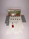 Vintage Plasticville Usa Church Kit Ho Scale Incomplete W/ Box Bachmann. Fixed Price $20.47.