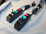 Lionel Postwar O-gauge/super 022C Switch Track Controller Pair Ex, Multiple. Fixed Price $36.95.