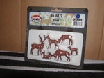 Model Power No. 6177 Deer Pieces Figure Pack 027 Mib New Seal. Fixed Price $19.99.