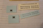 Scale Champ Decals, Western Pacific Hood Diesel Locomotive #EH-204. Fixed Price $12.00.