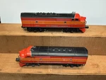Lionel 6-8260 & 6-8262 Southern Pacific F-3 Aa Dual Motor Diesel Set. Fixed Price $175.00.