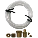 Mechanical Oil Pressure Gauge 72" Inch Nylon Line Tubing Install Kit W/ Fittings. Fixed Price $9.99.