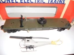 Lionel 3429 Launching Helicopter Car W/usmc Copter, Repo Box, Instr "rare". Fixed Price $299.00.