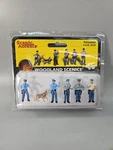 Woodland Scenics A2736 O-scale Policemen (6) 5 Cops & 1 Dog New Sealed!. Fixed Price $23.99.