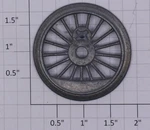 Lionel 700E-8 Flanged Spoked Drive Wheel. Fixed Price $20.00.
