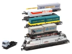 81431 Z-scale Marklin Sbb Alpine Transit Set E-loco 5 Pole Motor Led, Nib. Fixed Price $349.00.