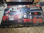 Fao Schwarz Motorized Train Set With Real Lights & Sounds 34-PIECE Read Disc. Fixed Price $65.00.