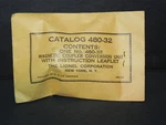 Lionel 480-32 Magnetic Coupler Conversion Unit New Sealed Envelope 480-34. Fixed Price $18.95.
