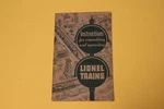 Lionel Instruction Book (926-51) For Assembly And Operating Trains. Fixed Price $6.00.