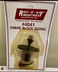 Right Of Way Dwarf Block SIGNAL-NO.4041-O-SCALE Nos. Fixed Price $18.95.