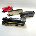 Lionel Nickel Plate Road Train Set Lot 4 Engine 8617 Nkp Caboose Cars Ho. Fixed Price $99.95.